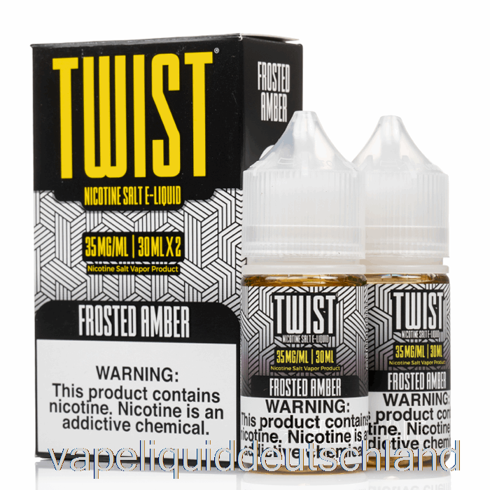 Frosted Amber – Twist Salt E-Liquid – 60 Ml, 35 Mg Vape-Flüssigkeit